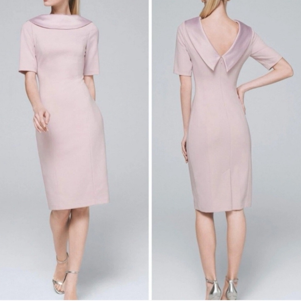 WHBM Sheath dress with mid-length sleeves Women’s SZ 6